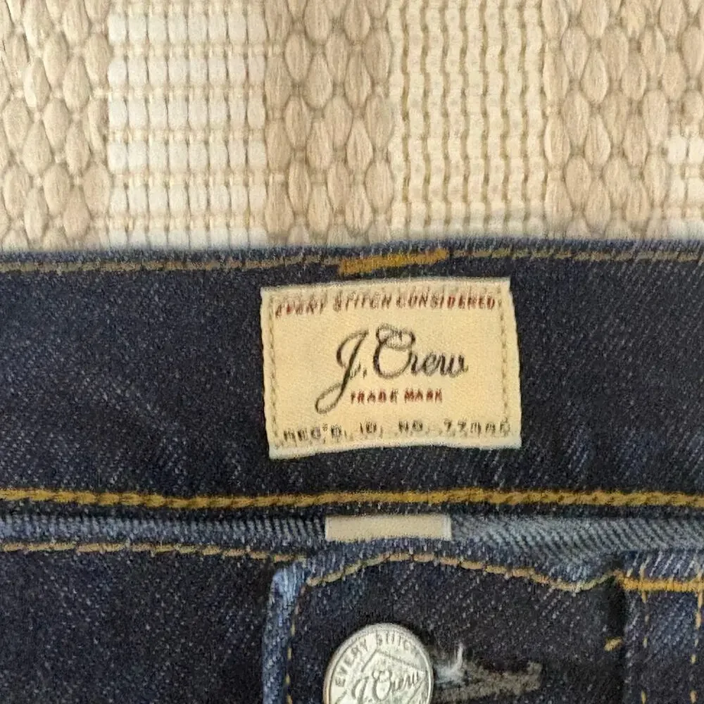 J. Crew Men's 31x30 Dark Blue Denim Jeans Style 250 Western Casual
